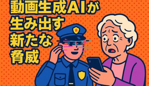 動画生成AIが生み出す新たな脅威：巧妙化するニセ警察官詐欺の実態と対策