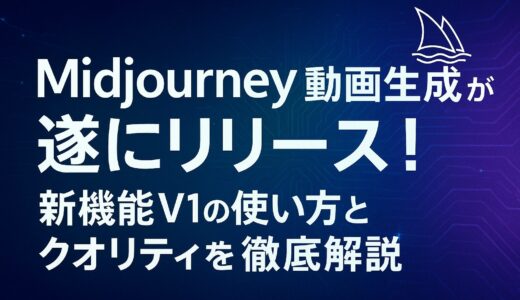 Midjourney動画生成が遂にリリース！新機能V1の使い方とクオリティを徹底解説