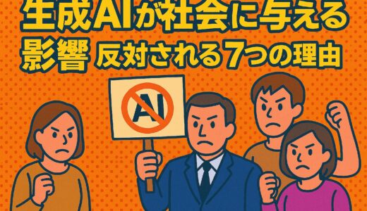 生成AIが社会に与える影響　反対される7つの理由