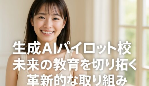生成AIパイロット校：未来の教育を切り拓く革新的な取り組み