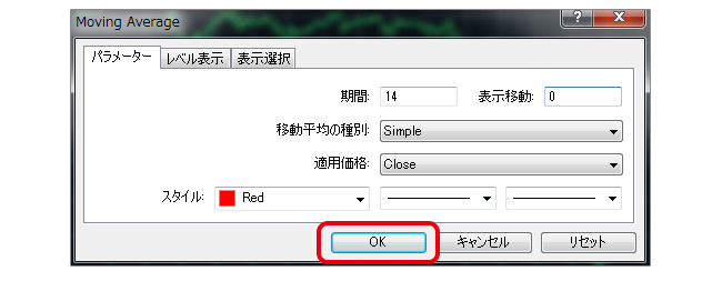 MT4チャートのカスタマイズ方法