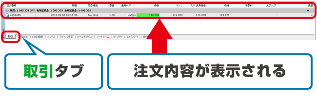 FX注文方法