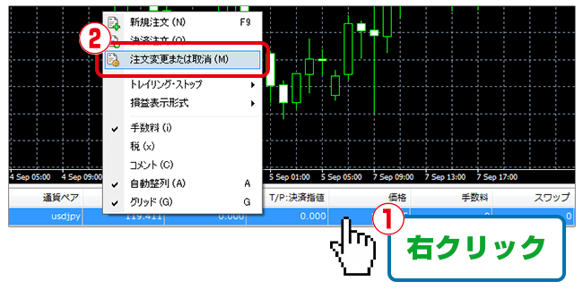FX注文方法