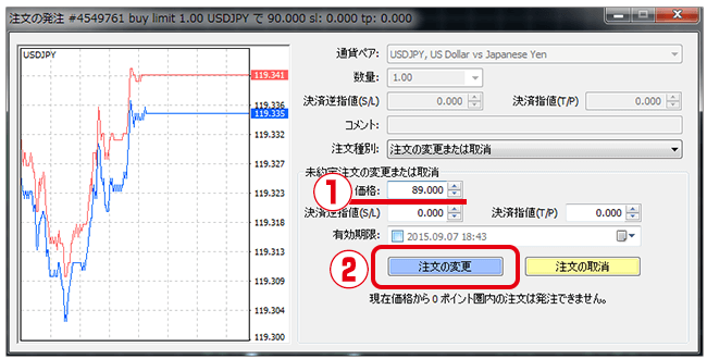 MT4注文方法