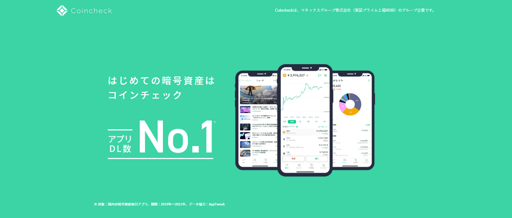 コインチェック公式サイトより